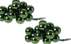 Decoris 20X Mini Glazen Kerstballen Kerststekers/Instekertjes Donker 2 Cm - Donker E Kerststukjes Kerstversieringen Glas Groen Online