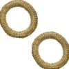 Merkloos 2X Stro Kerstkrans Om Te Decoreren 20 Cm - Kerst Deurkransen - Strokransen Online