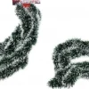 Merkloos 2X Stuks Besneeuwde Folie Slingers/Kerstslingers 270 Cm - Kerstversiering Slingers Clearance