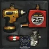 Decoris 3X Stuks Glazen Kersthangers Gereedschap Kerstornamenten - Kerstboomversiering Fashion