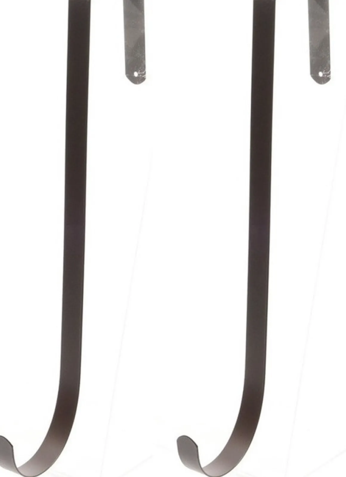 Merkloos 2X Stuks Kerstkrans Ophangen - Bruine Ijzeren Hangers Voor Kerstkransen Store
