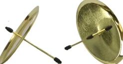 Merkloos 12X Stuks Kerststukje Kaarsenhouders/Theelichthouders Prikkers Goud 6 Cm - Kerststukjes Maken Onderdelen - Kerstversiering Best Sale