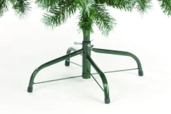 discountershop Kunstkerstbomen^Zilverspar Kunstkerstboom - 120 Cm - 280 Toppen Met Sneeuw