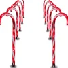 WT trading Verlichte Kerstfiguren^Zuurstok Kerstverlichting – 10 Zuurstokken – Inclusief Grondpennen